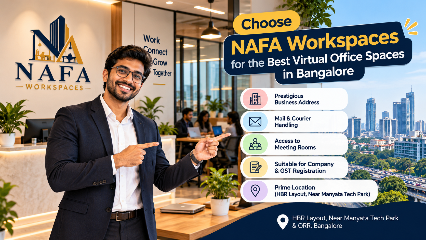 NAFA Workspaces virtual office services and facilities