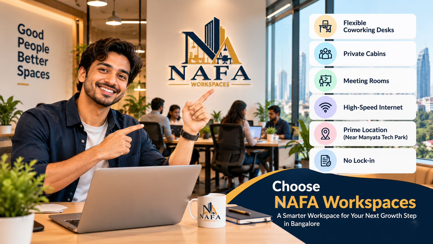NAFA Workspaces coworking facilities and workspace visit invitation